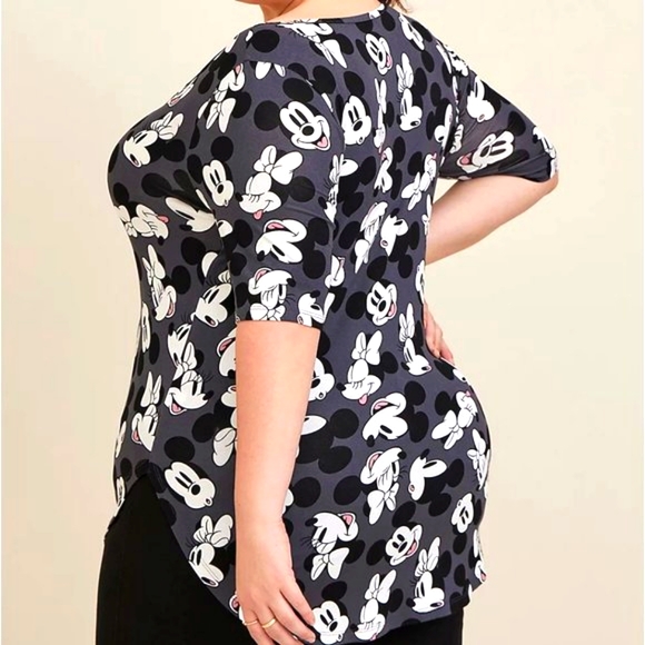 ❤️NWT VINTAGE TORRIID TUNIC DISNEY MICKEY MOUSE TEE GREY SUPER SOFT TUNIC - Picture 2 of 10